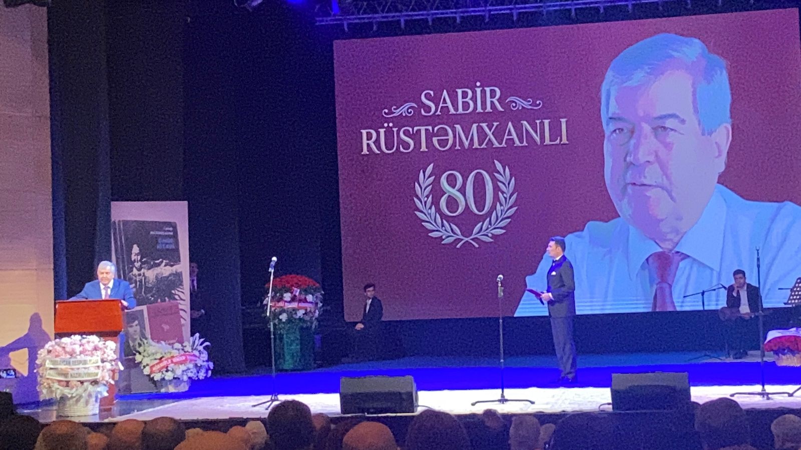 Sabir Rüstəmxanlının 80 illik yubileyi keçirildi (FOTO)